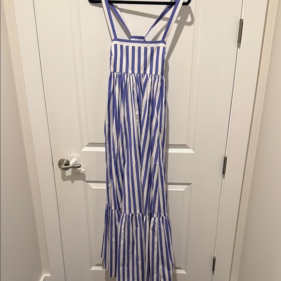 J. Crew Blue and White Striped Shirt - Picture 4 of 10